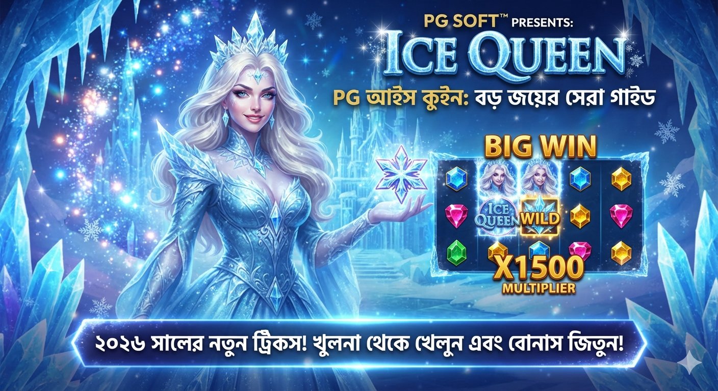 PG Ice Queen গেম ট্রিকস 2026: কীভাবে বড় পুরষ্কার জিতবেন? ঢাকা গেমারদের গাইড